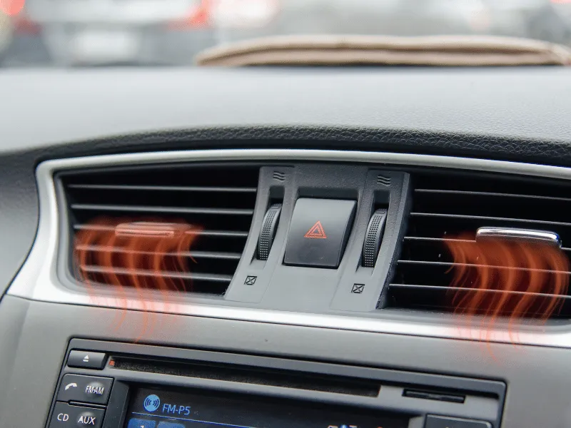 車の暖房コントロール